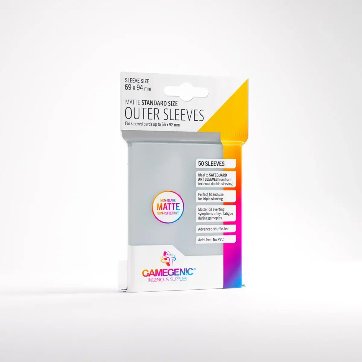 Sleeves: Outer - Matte - Standard - Clear (50)