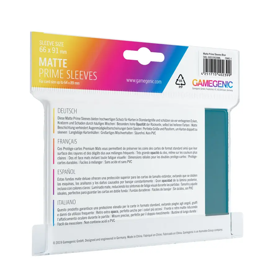 Sleeves: Matte - Prime - Standard - Blue (100) - Image 2