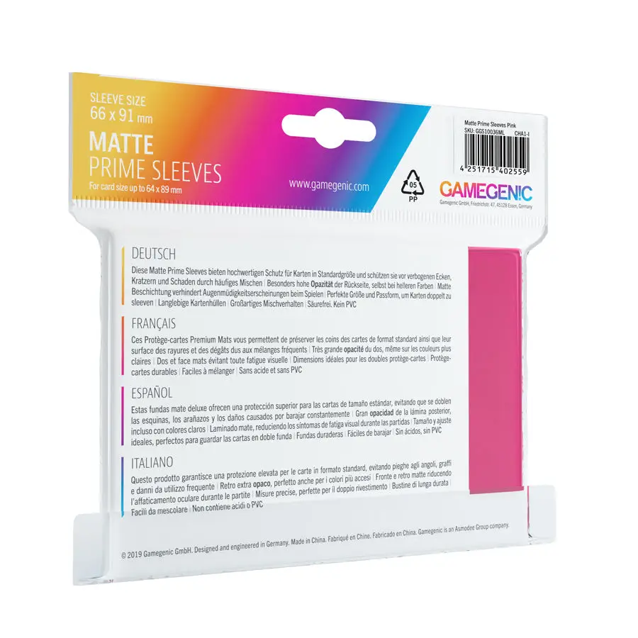 Sleeves: Matte - Prime - Standard - Pink (100) - Image 2