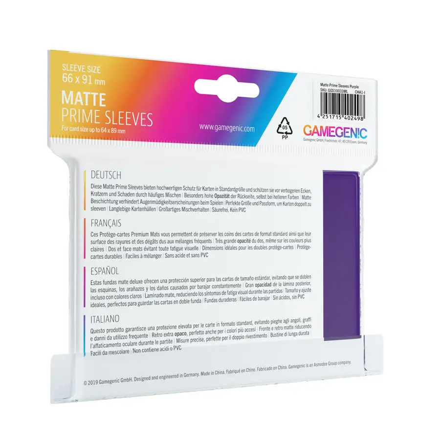 Sleeves: Matte - Prime - Standard - Purple (100) - Image 2