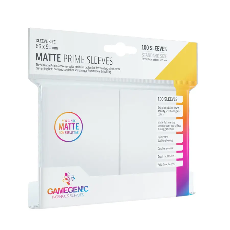 Sleeves: Matte - Prime - Standard - White (100)