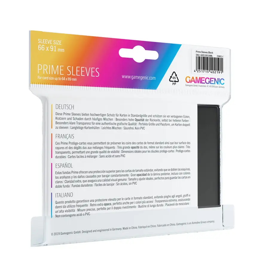 Sleeves: Prime - Standard - Black (100) - Image 2