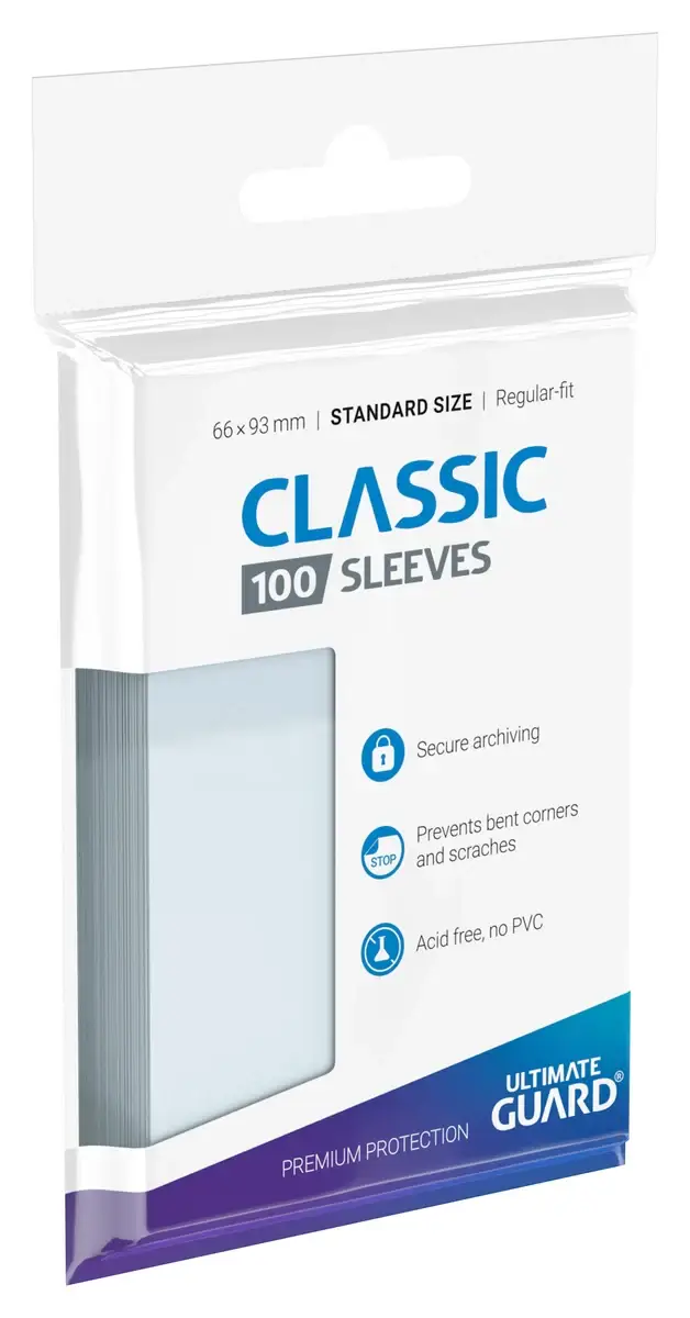 Sleeves: Ultimate Guard - Classic - Soft - Transparent (100) - Image 2