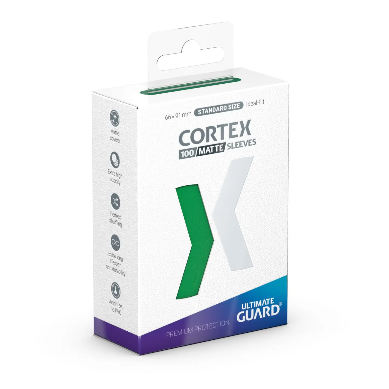 Sleeves: Ultimate Guard - Cortex - Matt-Green (100)