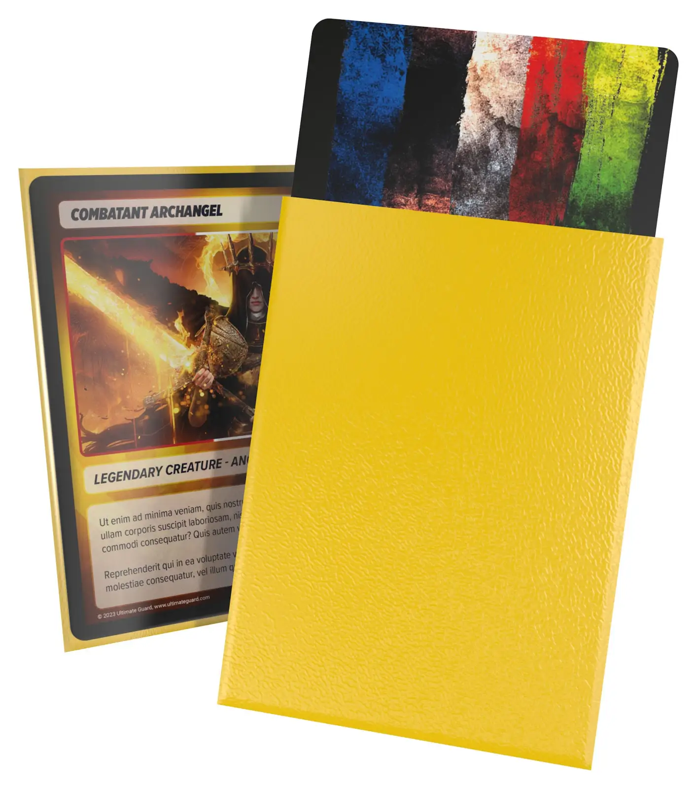 Sleeves: Ultimate Guard - Cortex - Matte - Yellow (100) - Image 3