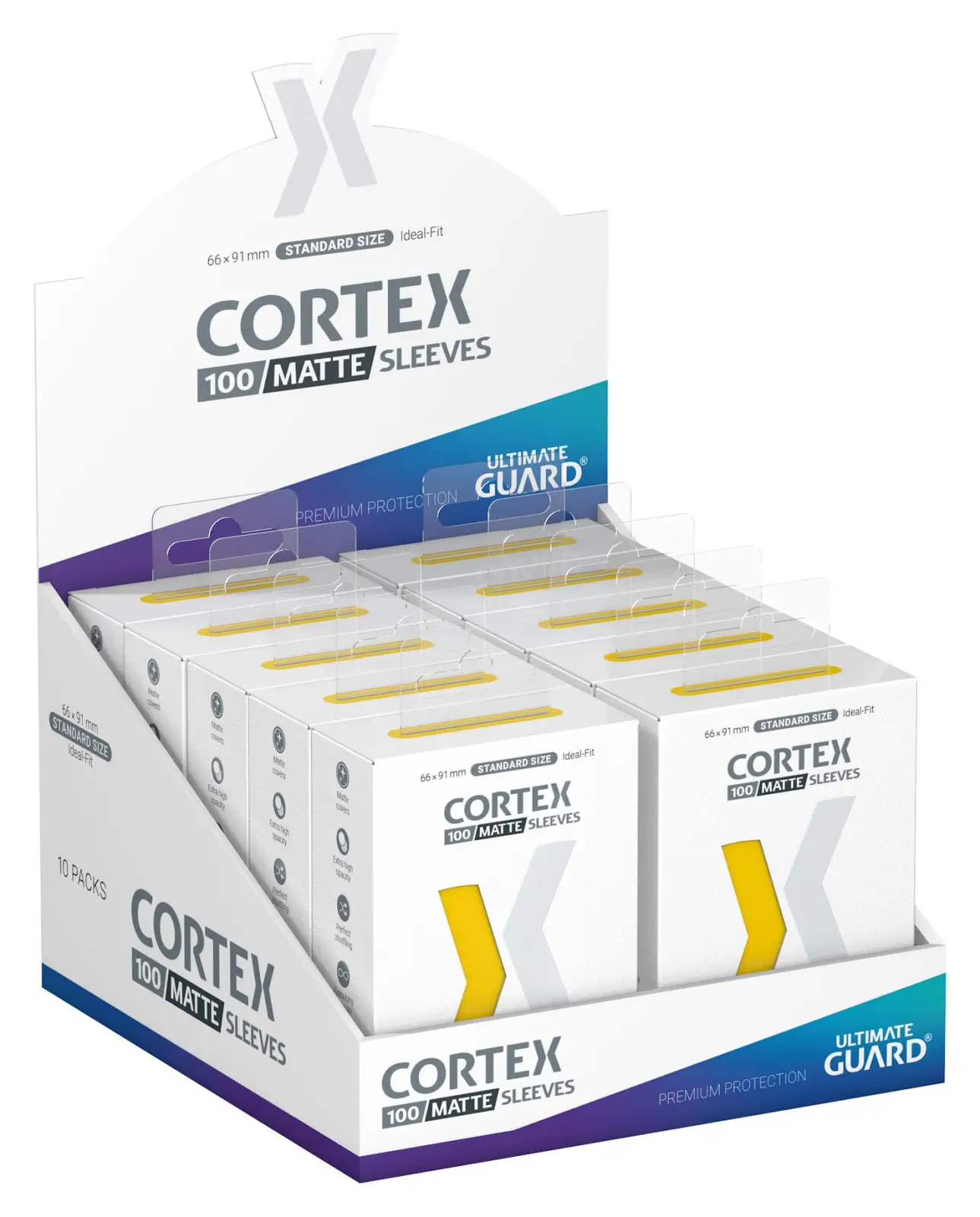 Sleeves: Ultimate Guard - Cortex - Matte - Yellow (100) - Image 5