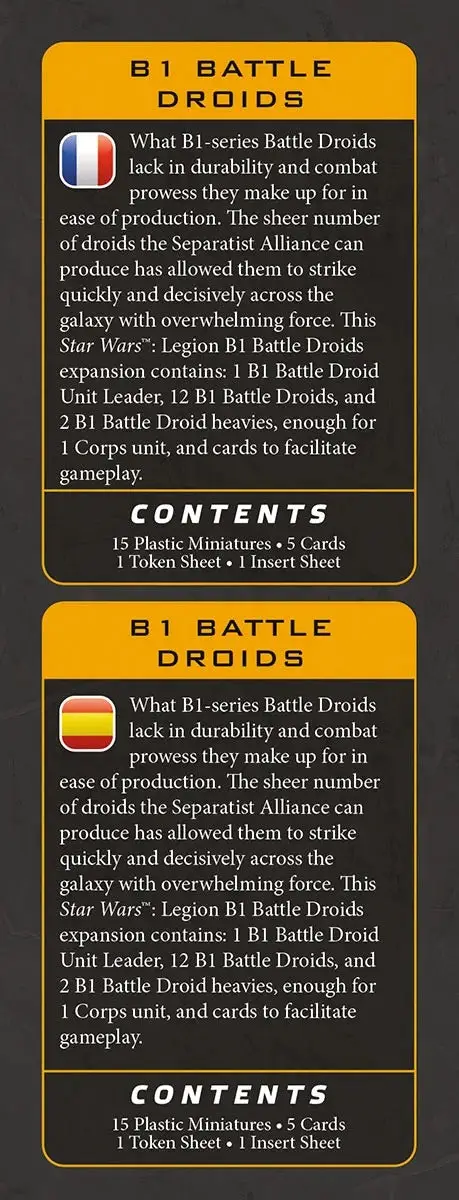 Star Wars: Legion - B1 Battle Droids (EN/DE/ES/FR) - Image 4