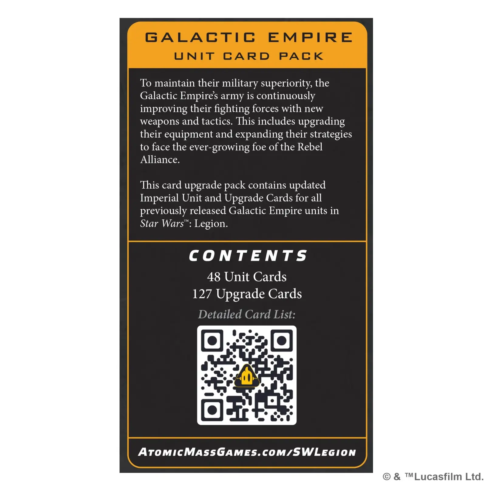 Star Wars: Legion - Unit Card Pack - Empire (EN) - Image 2