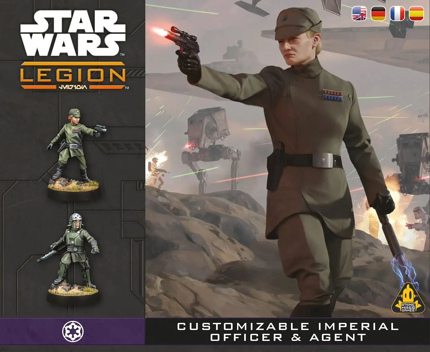 Star Wars: Legion - Customizable - Imperial Officer & Agent (EN/DE/ES/FR)