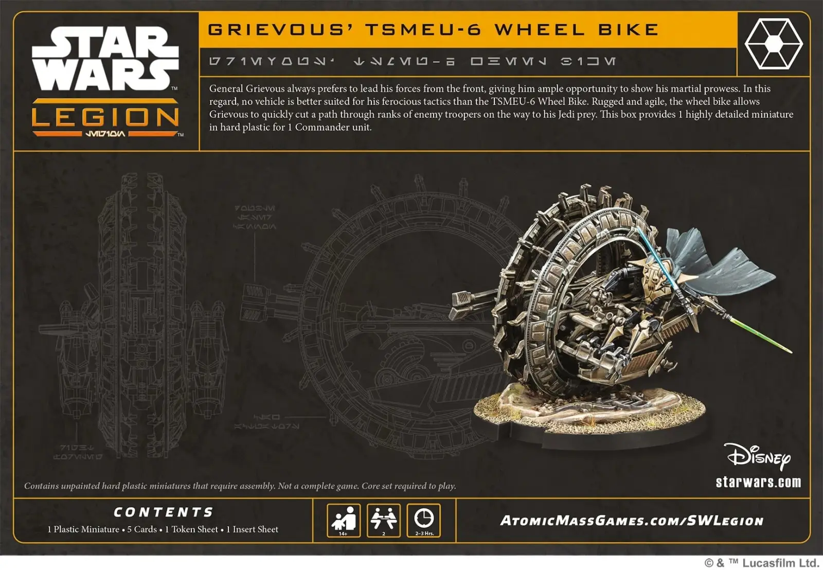Star Wars: Legion - Grievousâ TSMEU-6 Wheel Bike (EN/DE/ES/FR) - Image 2