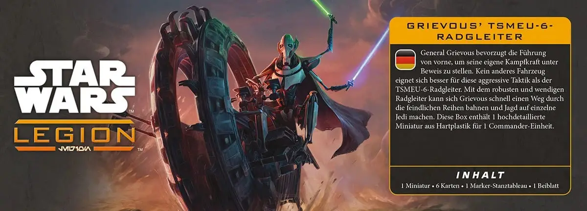 Star Wars: Legion - Grievousâ TSMEU-6 Wheel Bike (EN/DE/ES/FR) - Image 4