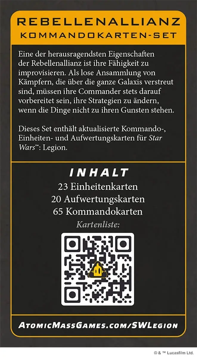 Star Wars: Legion - Kartenset - Kommando - Rebellen Allianz (DE) - Image 2