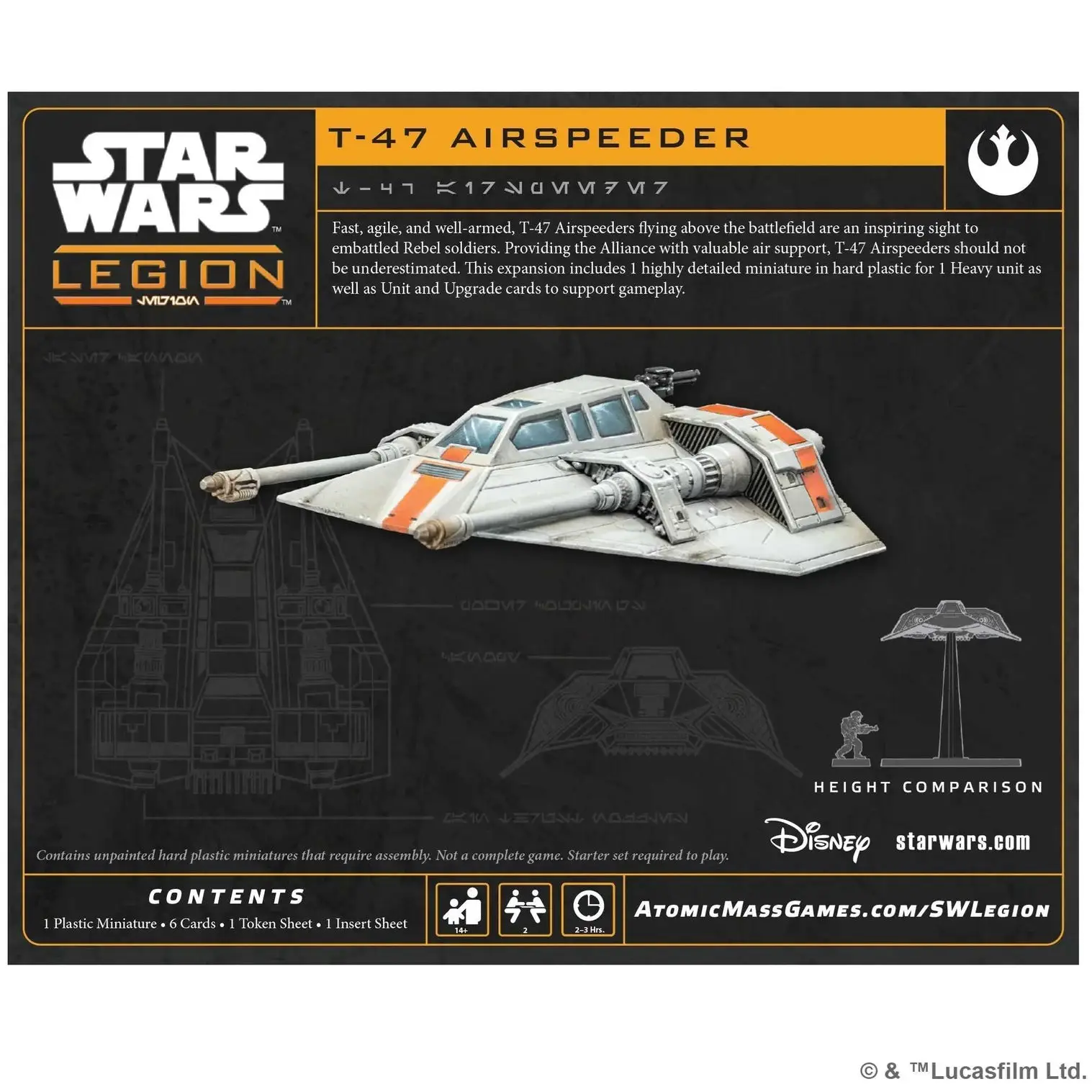 Star Wars: Legion - T-47 Airspeeder (EN/DE/ES/FR) - Image 3
