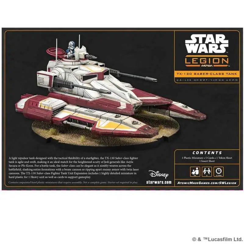 Star Wars: Legion - TX-130 Saber-Class Tank (EN/DE/ES/FR) - Image 3
