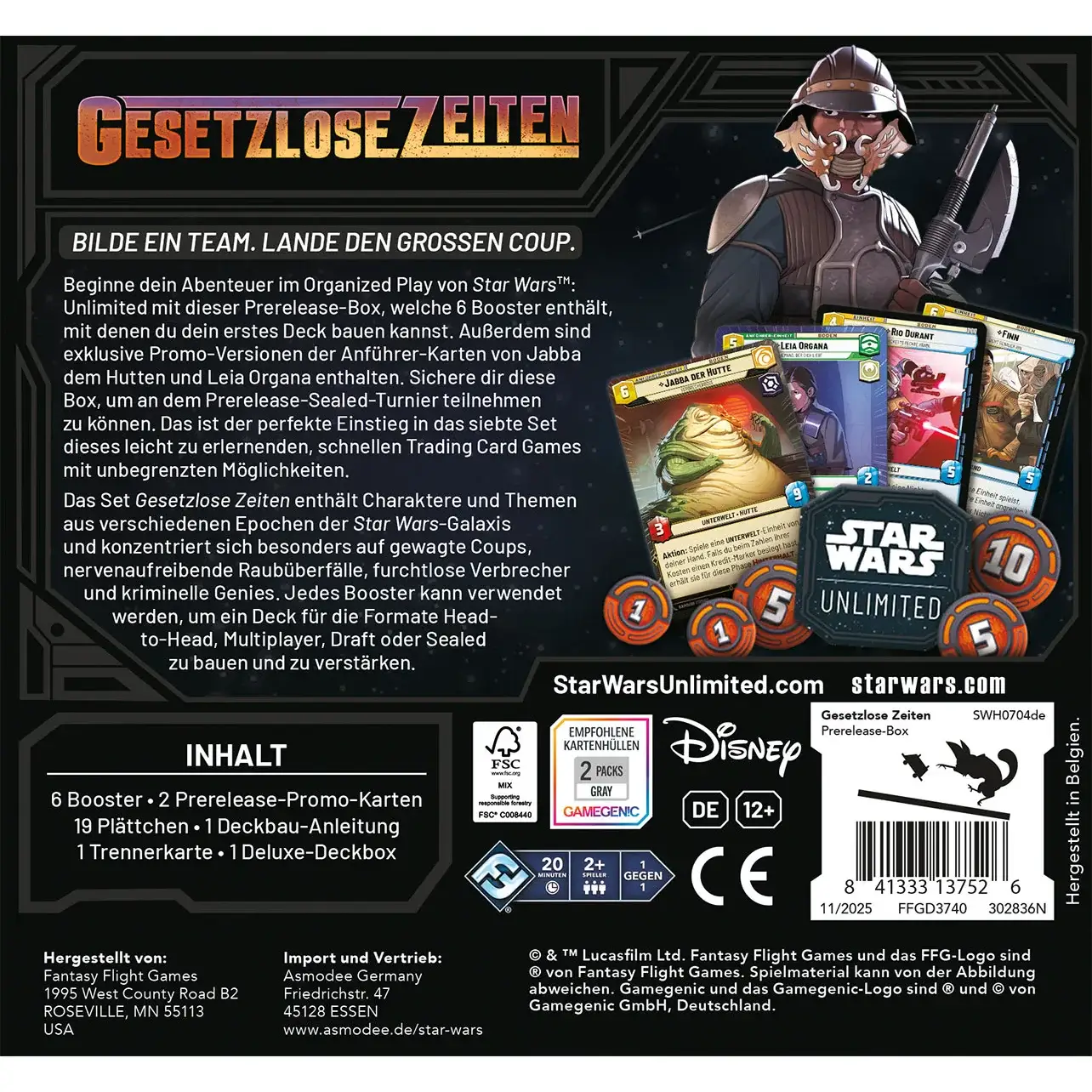 Star Wars: Unlimited - Gesetzlose Zeiten - Prerelease Box (DE) - Image 3