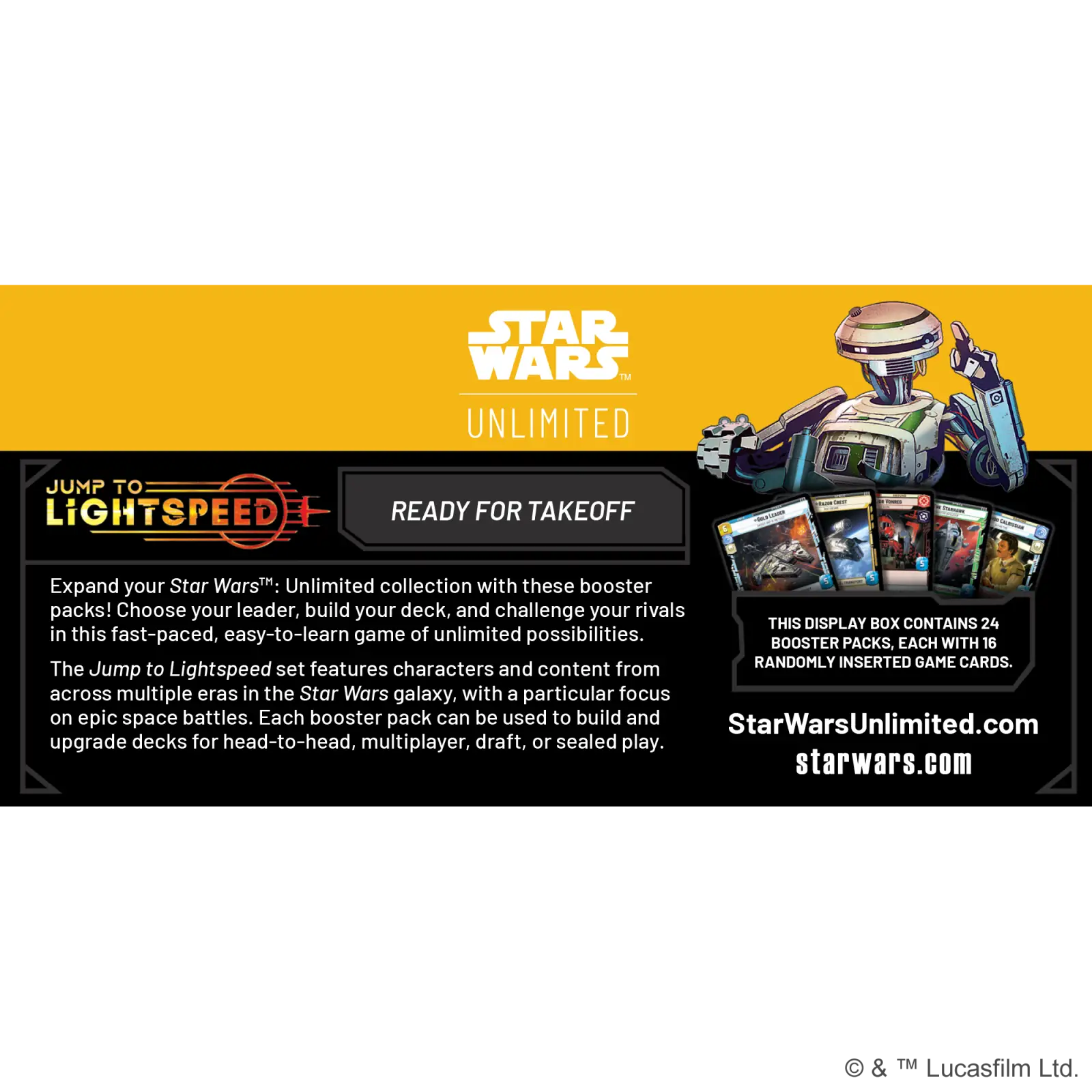 Star Wars: Unlimited - Jump to Lightspeed - Display (24 Booster) (EN) - Image 5