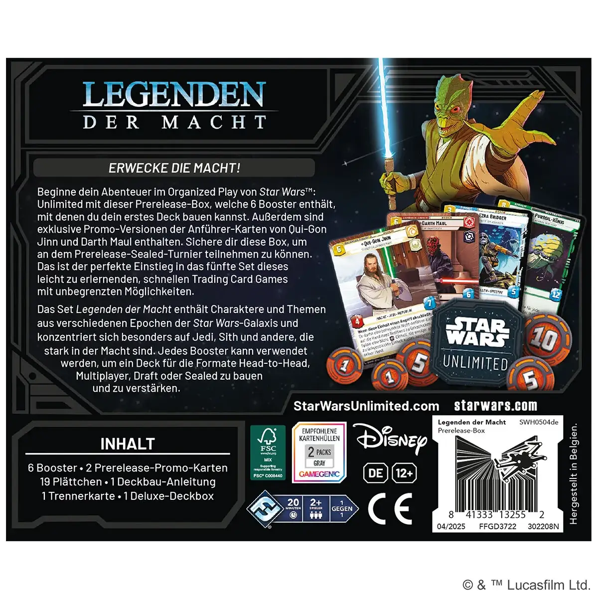 Star Wars: Unlimited - Legenden der Macht - Prerelease Box (DE) - Image 2