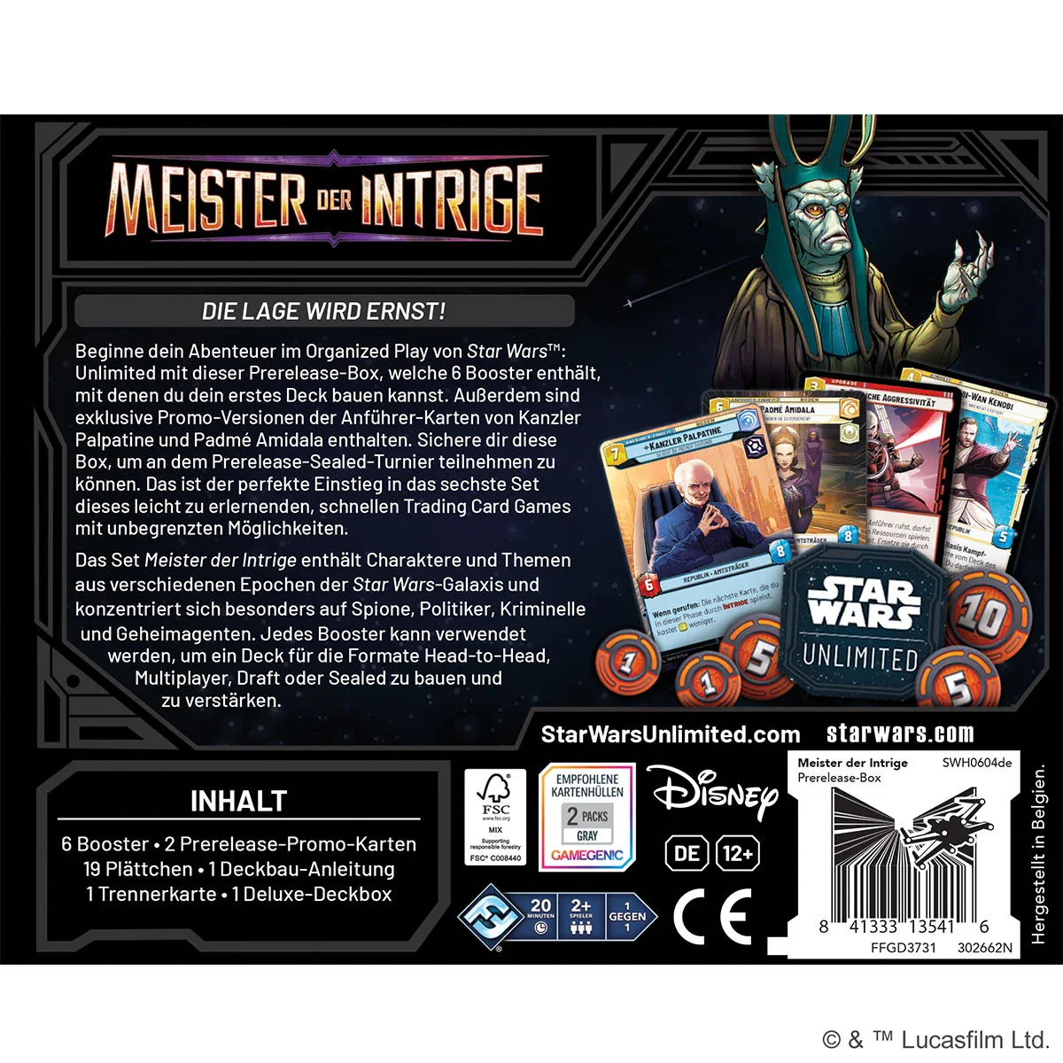 Star Wars: Unlimited - Meister der Intrige - Prerelease Box (DE) - Image 2