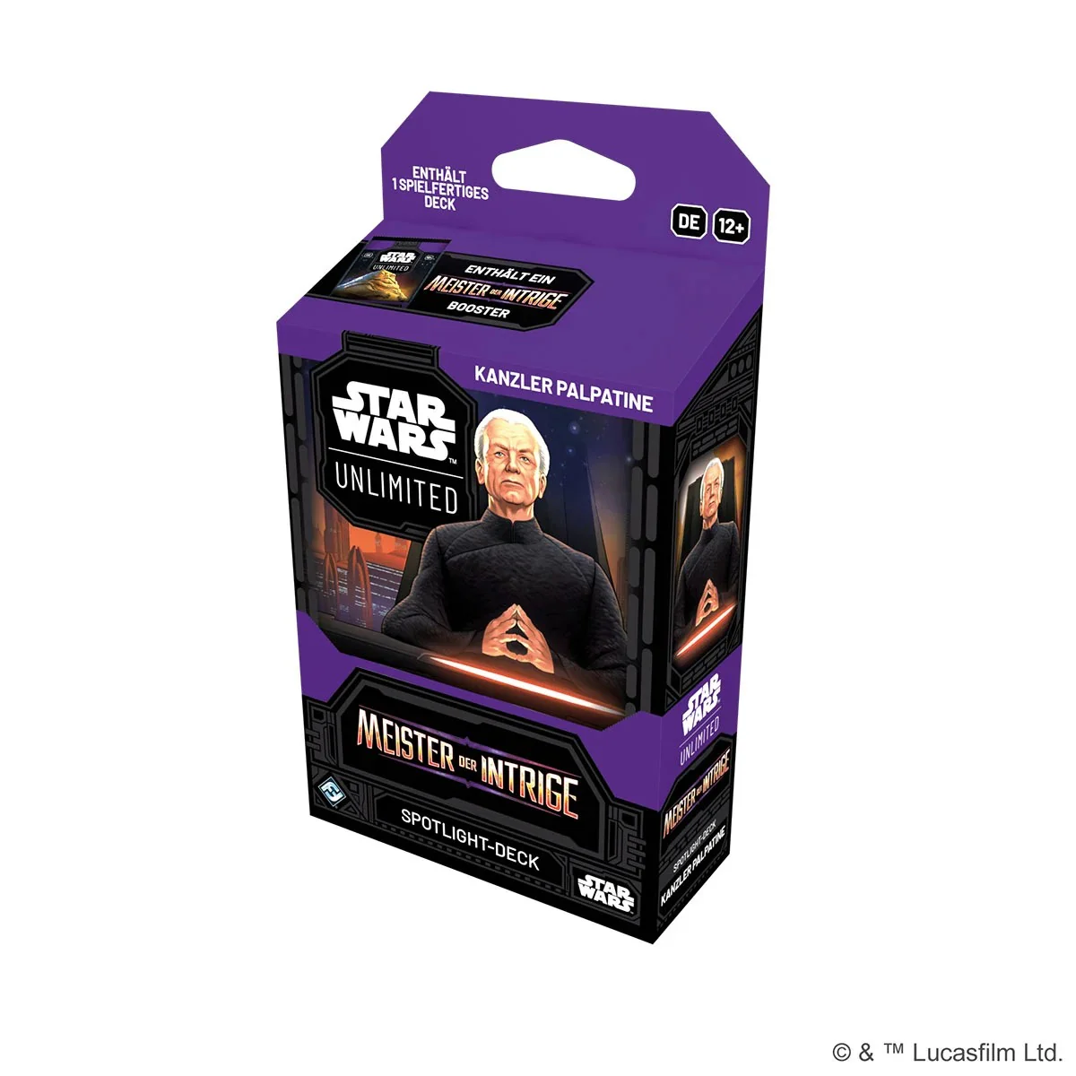 Star Wars: Unlimited - Meister der Intrige - Spotlight Starter Deck - Kanzler Palpatine (DE)