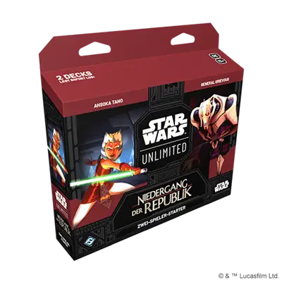 Star Wars: Unlimited - Niedergang der Republik - Zwei Spieler Starter Set (DE)