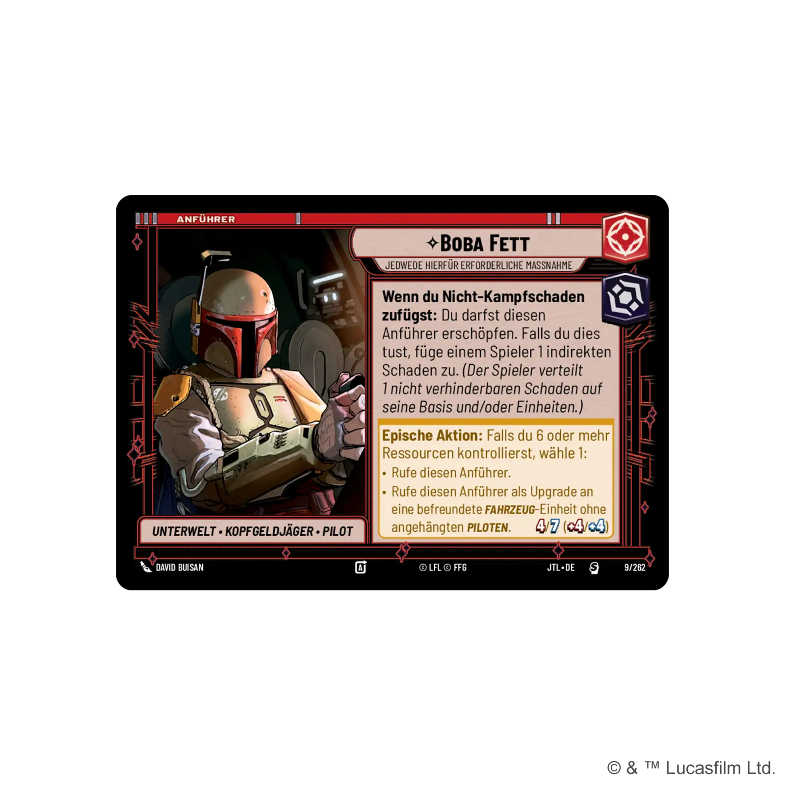 Star Wars: Unlimited - Umschalten auf Lichtgeschwindigkeit- Spotlight Starter Deck - Boba Fett (DE) - Image 3
