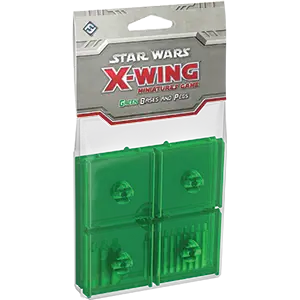 Star Wars X-Wing: Bases and Pegs (Green)
