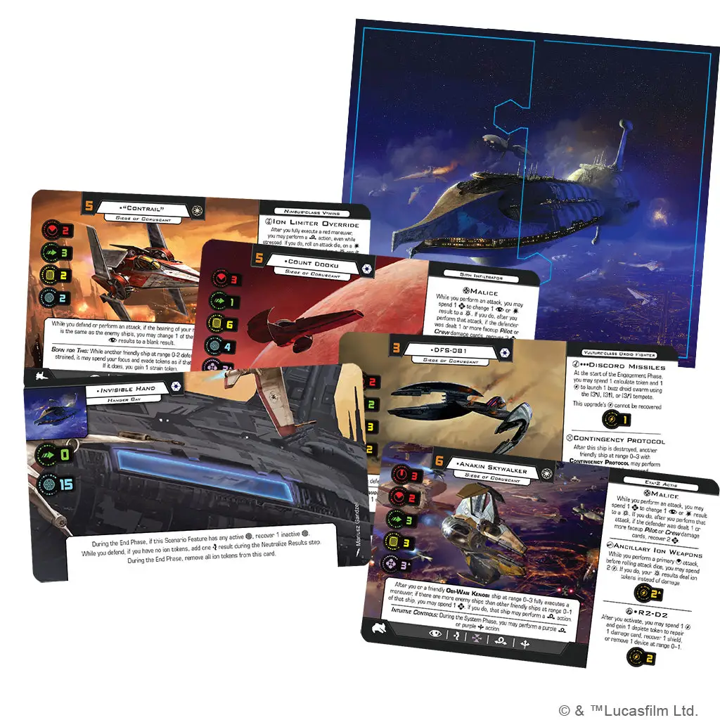 Star Wars X-Wing: Second Edition - Siege of Coruscant (EN) - Image 3