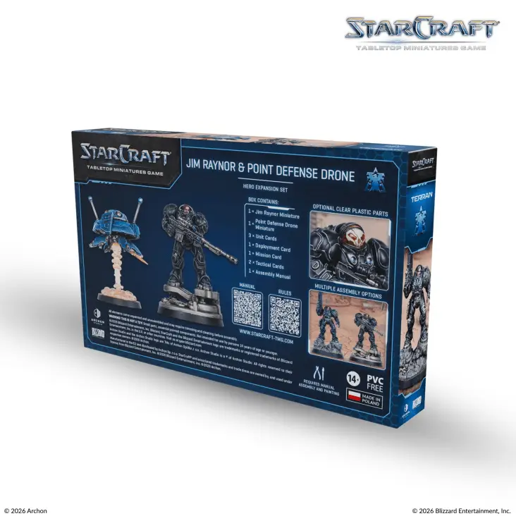 Starcraft: Miniatures Game - Terran - Hero - Jim Raynor (EN) - Image 4