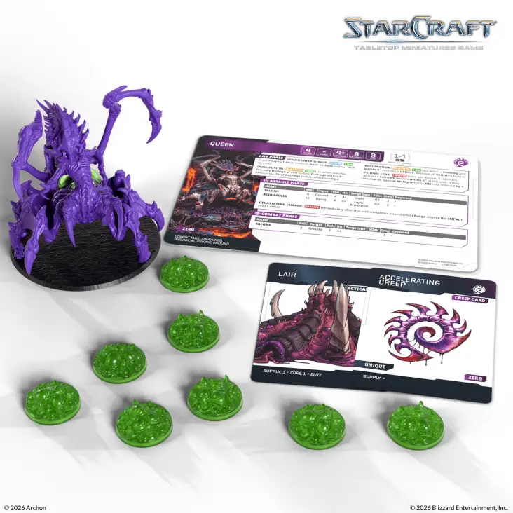 Starcraft: Miniatures Game - Zerg - Queen (EN) - Image 4