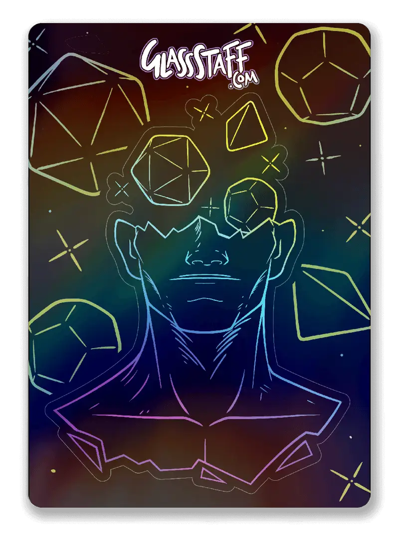 Sticker: Holographic - Head in the Game