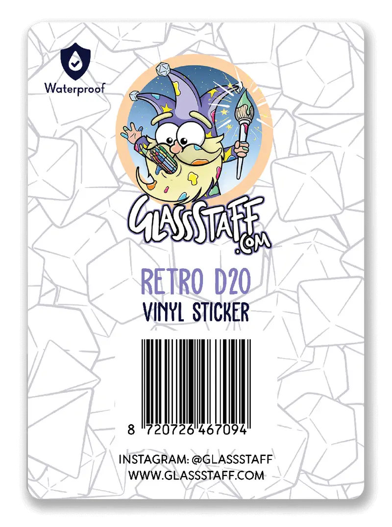 Sticker: Holographic - Retro D20 - Image 2