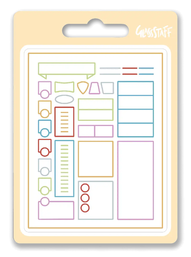 Sticker: Minimal - Character Sheet