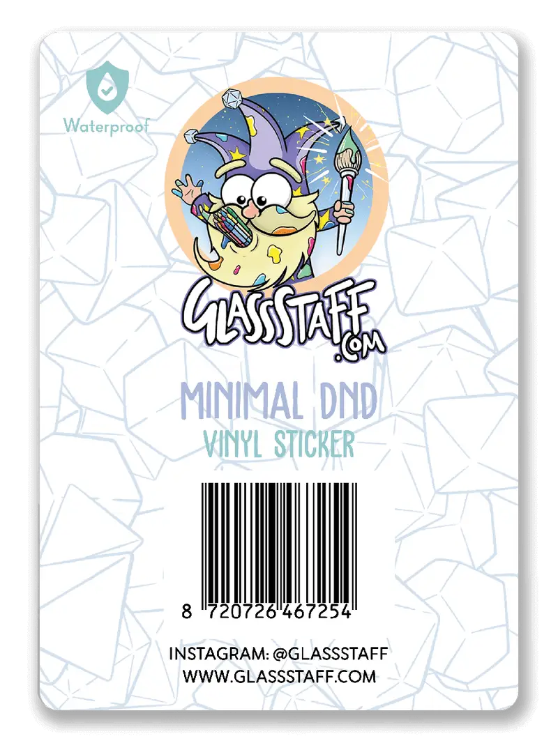 Sticker: Minimal D&D - Image 2