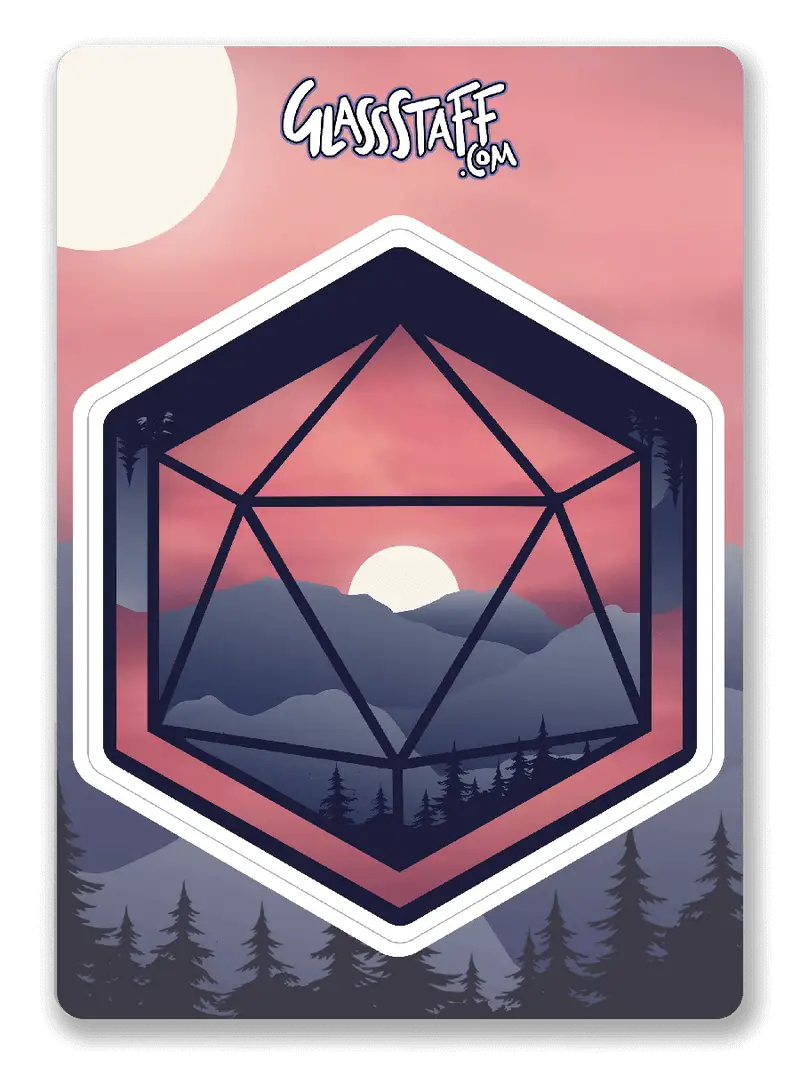 Sticker: Mountain D20