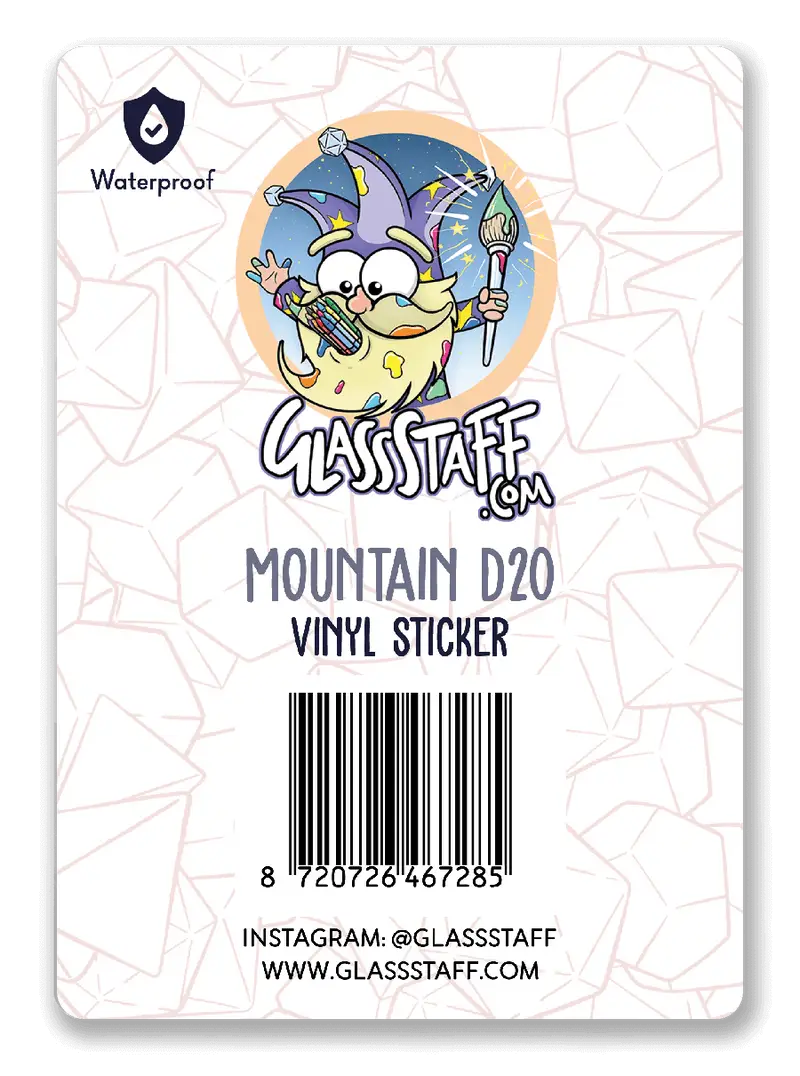 Sticker: Mountain D20 - Image 2