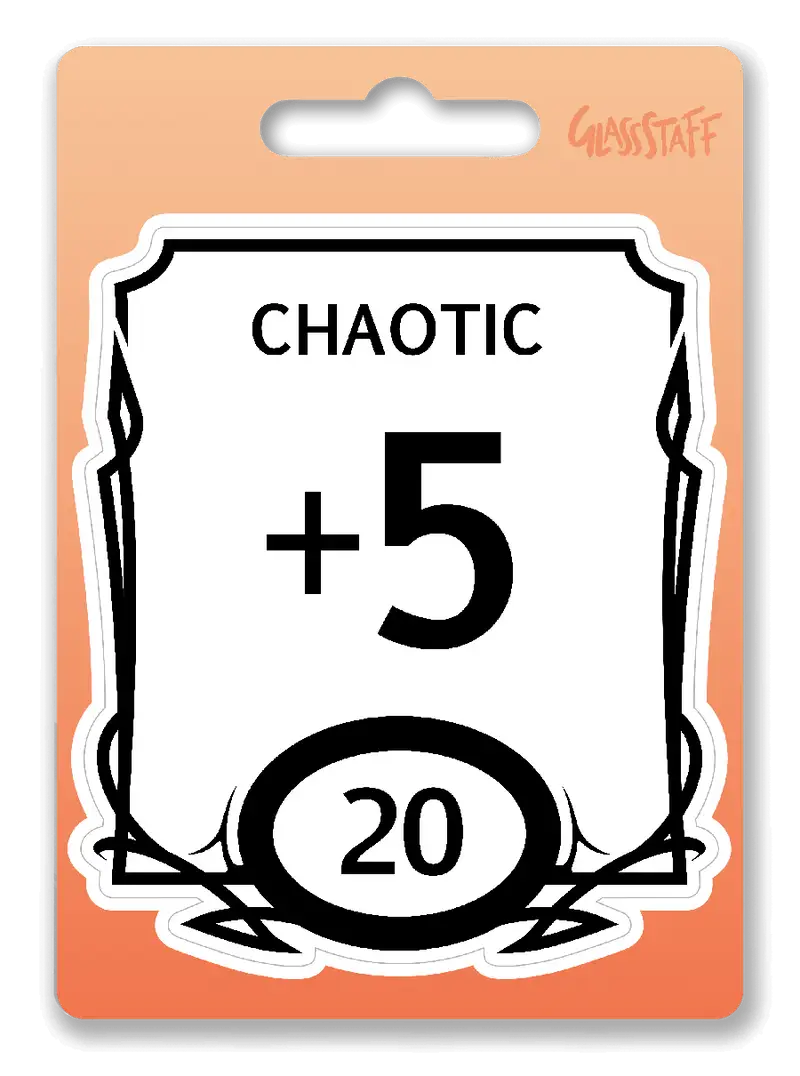 Sticker: Stat Block - Chaotic