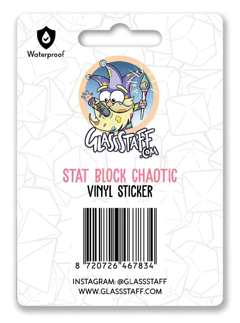 Sticker: Stat Block - Chaotic - Image 2