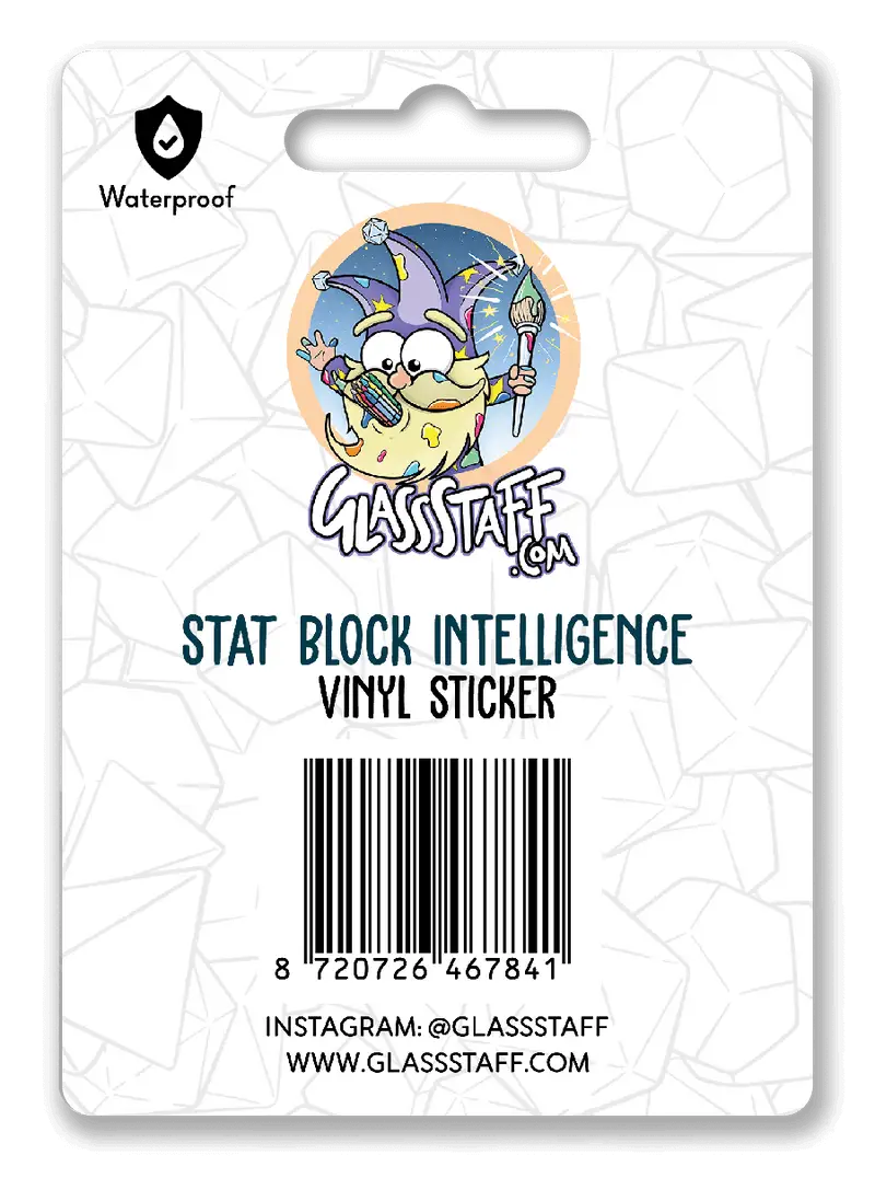 Sticker: Stat Block - Intelligence - Image 2