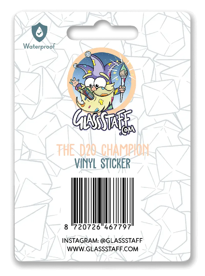 Sticker: The d20 Champion - Image 2