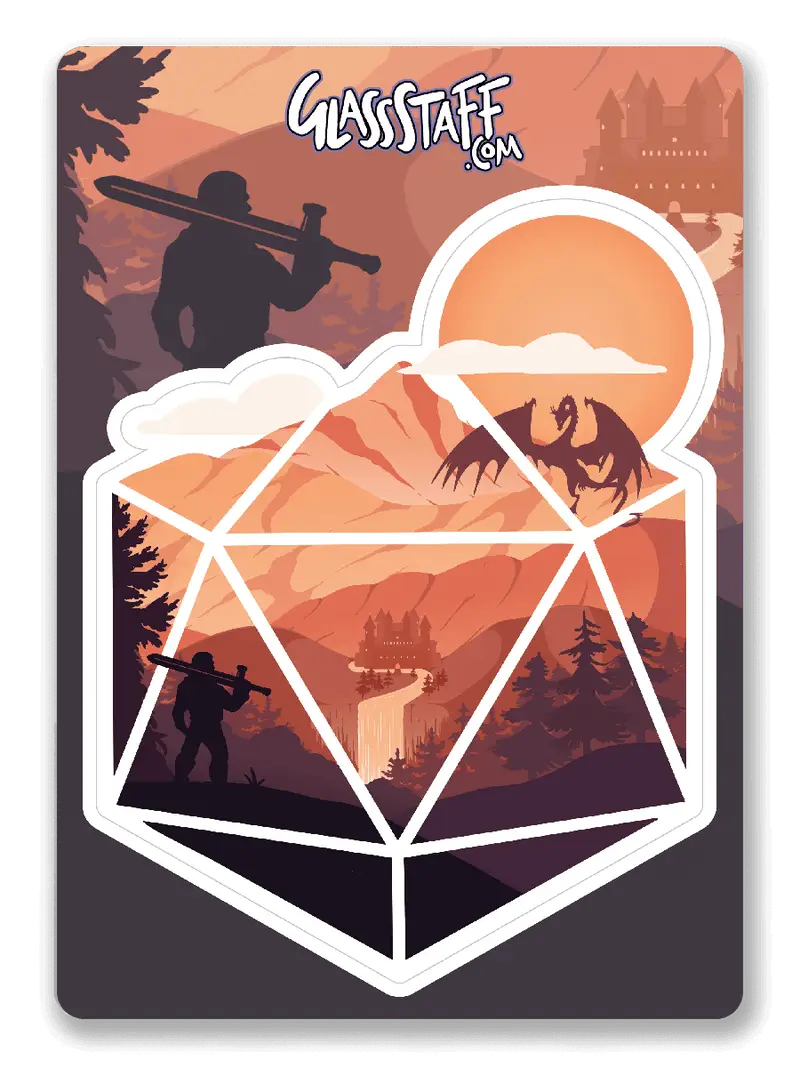 Sticker: The D20 Hero