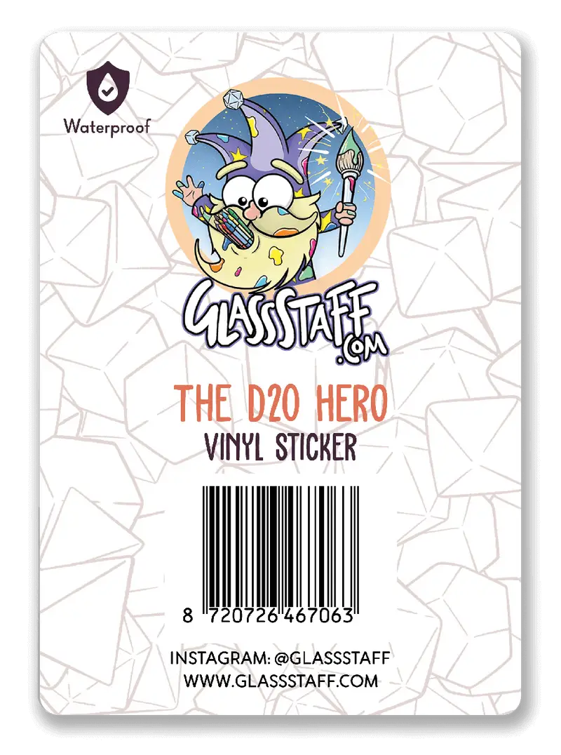 Sticker: The D20 Hero - Image 2