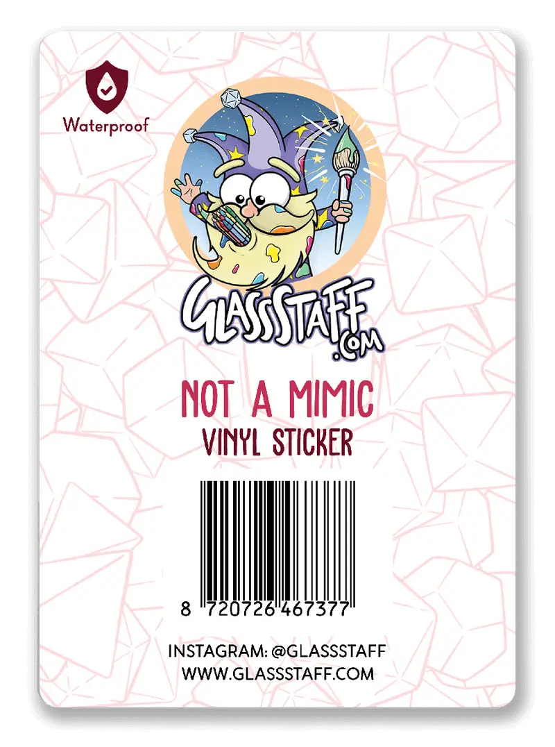 Sticker: Transparent - Not a Mimic - Image 2