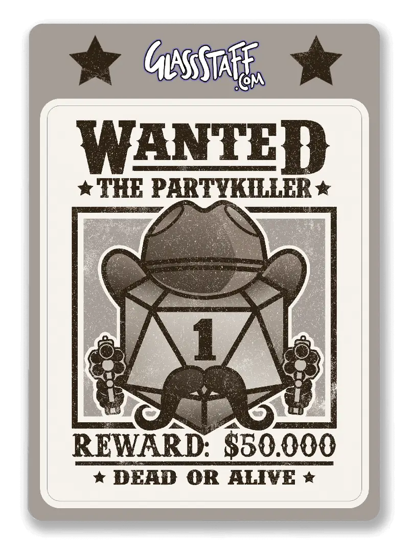 Sticker: Wanted Partykiller