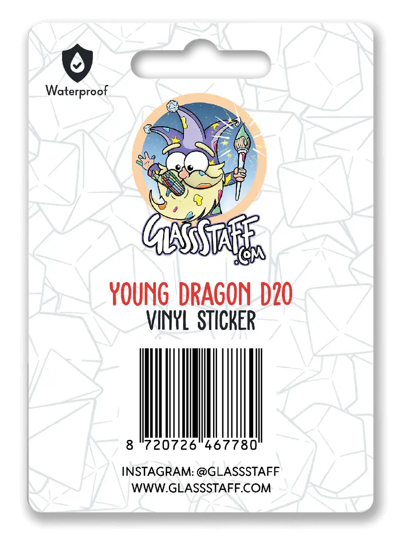 Sticker: Young Dragon d20 - Image 2
