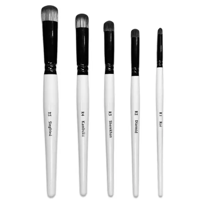 Brush Set: Techlon Tiger - Drybrush - 12 Brushes - Image 3