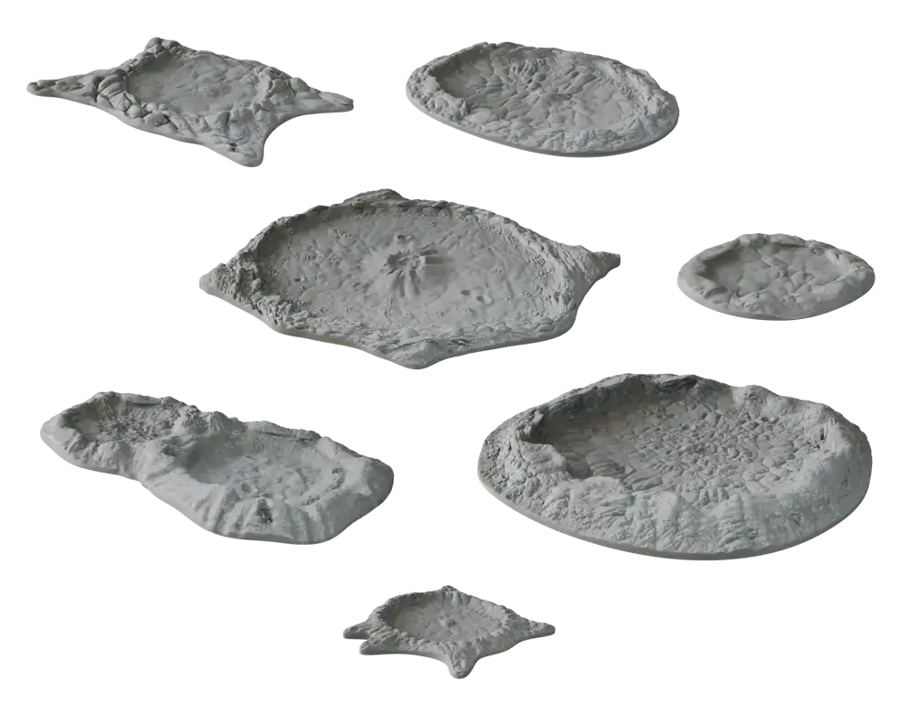 Terrain Crate: Sci-Fi Terrain - Craters