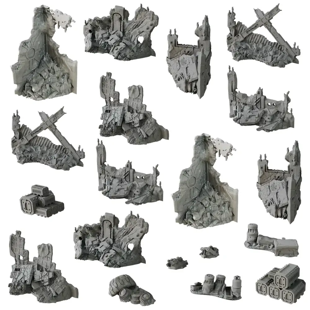 Terrain Crate: Sci-Fi Terrain - DeaDeadzone Ruins