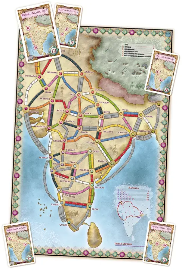 Ticket to Ride: Map Collection Volume 2 - India & Switzerland (EN/DE/FR) - Image 2