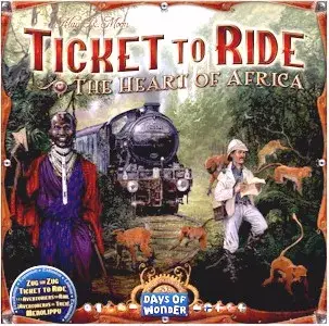 Ticket to Ride: Map Collection Volume 3 - Heart of Africa (EN/DE/FR)