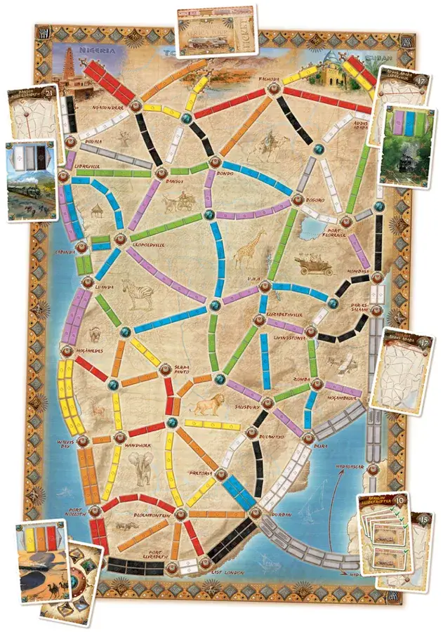 Ticket to Ride: Map Collection Volume 3 - Heart of Africa (EN/DE/FR) - Image 2
